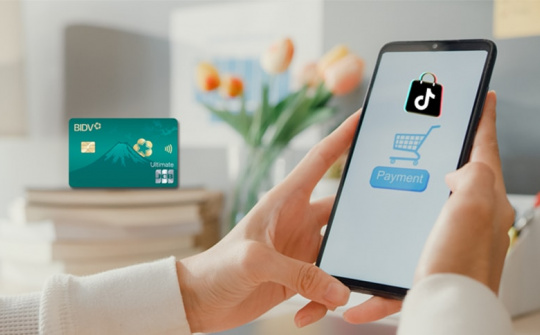 BIDV ưu đãi thanh toán trên TikTok Shop và chuỗi cà phê