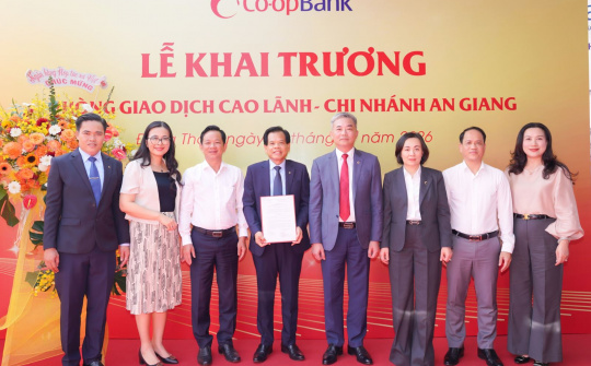 Co-opBank chi nhánh An Giang khai trương Phòng Giao dịch Cao Lãnh