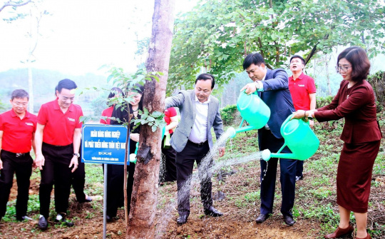 Agribank tham gia Chương trình “Về nguồn” và “Tết trồng cây” ngành Ngân hàng tại Tuyên Quang