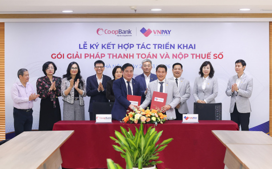 Co-opBank và VNPAY hợp tác triển khai gói giải pháp thanh toán và nộp thuế số