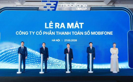 Phó Thống đốc Nguyễn Ngọc Cảnh tham dự sự kiện ra mắt Công ty Cổ phần Thanh toán số MobiFone