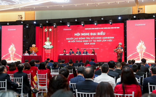 Agribank tổ chức Hội nghị đại biểu người lao động Trụ sở chính và đối thoại định kỳ tại nơi làm việc năm 2026