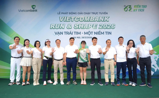 Vietcombank phát động giải chạy “Run & Share 2026”