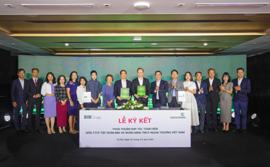 BIM Group và Vietcombank ký kết thỏa thuận hợp tác toàn diện