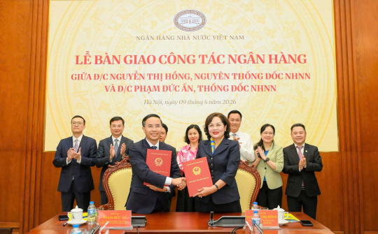 Ngân hàng Nhà nước Việt Nam tổ chức Lễ bàn giao công tác ngân hàng