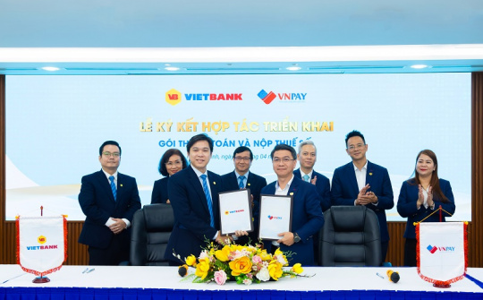 Vietbank hợp tác VNPAY thúc đẩy thanh toán và nộp thuế số