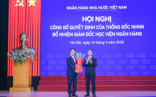 Công bố Quyết định của Thống đốc NHNN bổ nhiệm Giám đốc Học viện Ngân hàng