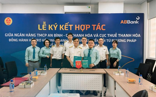 ABBank hợp tác cơ quan Thuế thúc đẩy kê khai, nộp thuế số