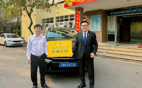 PVcomBank tài trợ ô tô hơn 1 tỷ đồng cho Bệnh viện Đa khoa Chương Mỹ