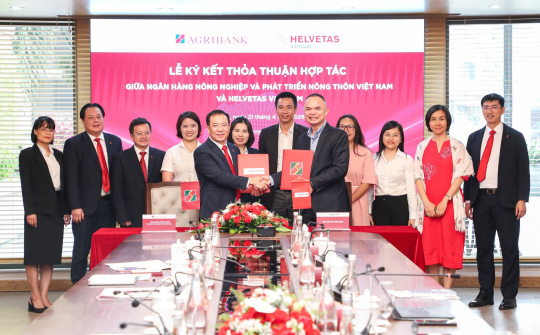 Agribank ký kết thỏa thuận hợp tác với Helvetas Vietnam