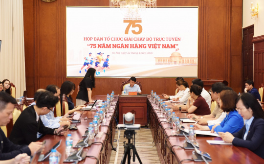 Ngân hàng Nhà nước Việt Nam tổ chức giải chạy bộ trực tuyến “75 năm Ngân hàng Việt Nam”