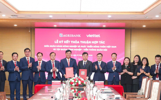 Agribank và Viettel ký kết thỏa thuận hợp tác, kết nối sức mạnh vì tương lai số