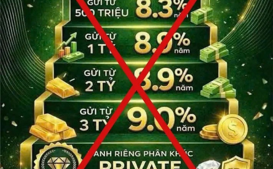 Vietcombank cảnh báo thủ đoạn giả mạo thương hiệu ngân hàng để lừa đảo