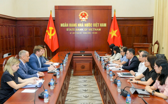 Phó Thống đốc Nguyễn Ngọc Cảnh tiếp Ông Andrey Bornyakov - Phó Chủ tịch Điều hành Ban Lãnh đạo IBEC