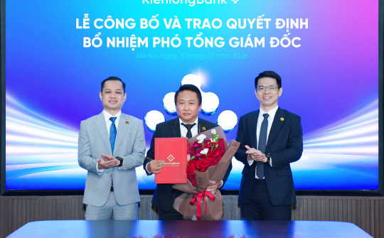 KienlongBank bổ nhiệm thêm Phó Tổng Giám đốc