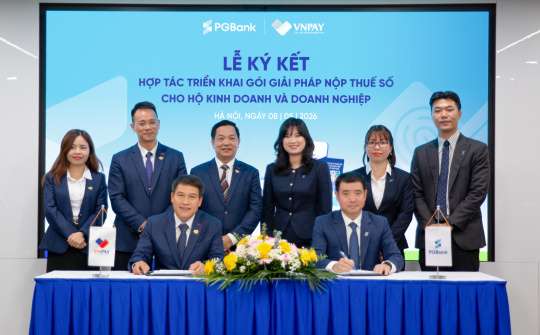 PGBank hợp tác VNPAY phát triển giải pháp thanh toán và nộp thuế số