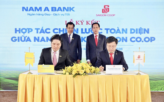 Nam A Bank hợp tác cùng Saigon Co.op phát triển mô hình hệ sinh thái toàn diện