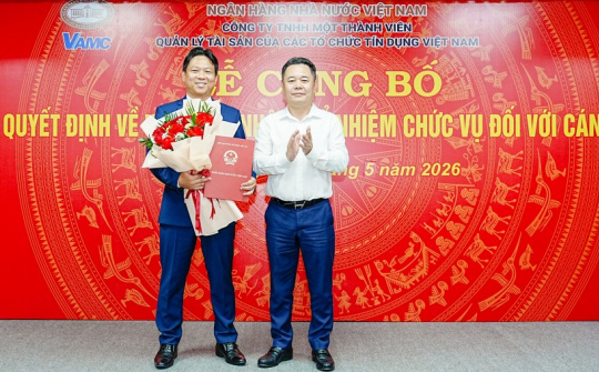 Bổ nhiệm ông Nguyễn Hoài Đức giữ chức vụ Phó Tổng Giám đốc VAMC