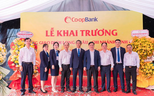 Co-opBank chi nhánh Vĩnh Long khai trương Phòng giao dịch Long Châu