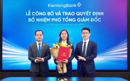 KienlongBank bổ sung thêm Phó Tổng Giám đốc, củng cố Ban Điều hành