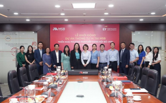 MSB khởi động dự án xếp hạng nội bộ theo Thông tư 14