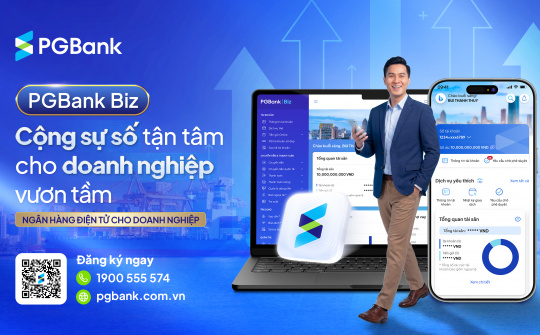 PGBank ra mắt ngân hàng số hợp kênh PGBank Biz cho doanh nghiệp