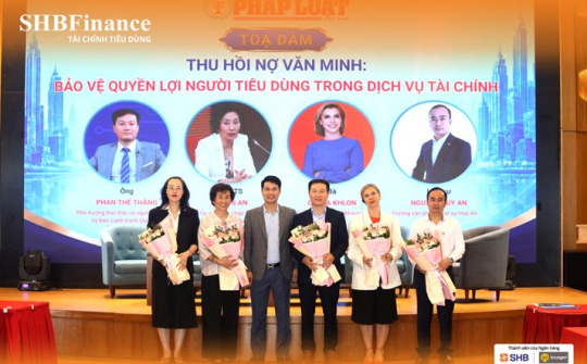 SHBFinance tham gia tọa đàm “Thu hồi nợ văn minh”, nhấn mạnh vai trò tuân thủ và phát triển tài chính tiêu dùng bền vững