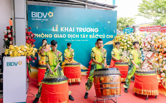 BIDV Chi nhánh Củ Chi khai trương địa điểm mới của Phòng giao dịch Tây Bắc Củ Chi