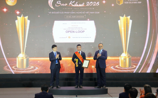 SACOMBANK khẳng định năng lực số với giải thưởng Sao Khuê 2026