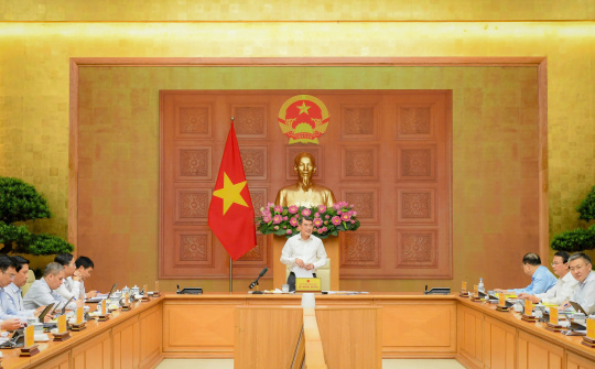 Thủ tướng Chính phủ Lê Minh Hưng chủ trì cuộc họp về điều hành chính sách tiền tệ, hoạt động ngân hàng