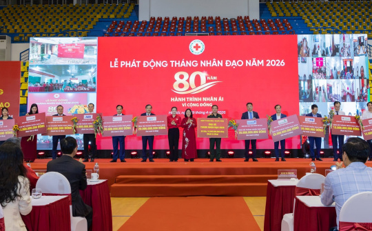 Agribank ủng hộ 20 tỷ đồng hưởng ứng Tháng Nhân đạo năm 2026