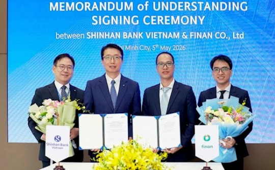 Ngân hàng Shinhan hợp tác cùng Finan ra mắt ứng dụng Shinhan Store dành cho hộ kinh doanh