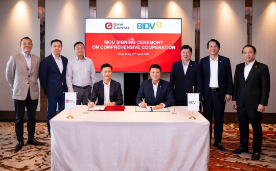 BIDV and Gaw Capital Partners sign MoU to boost strategic cooperation