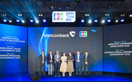Vietcombank nhận 05 giải thưởng tại Hội nghị thường niên JCB Việt Nam 2026