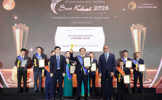 LPBank Plus được vinh danh tại Giải thưởng Sao Khuê 2026