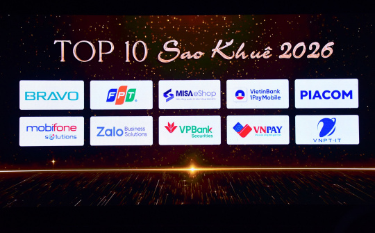 VietinBank được vinh danh 8 giải thưởng Sao Khuê 2026