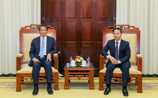 Thống đốc Phạm Đức Ấn tiếp Đại sứ đặc mệnh toàn quyền Nhật Bản tại Việt Nam