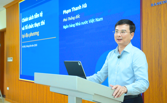 Phó Thống đốc Phạm Thanh Hà dự giảng Lớp bồi dưỡng Lãnh đạo NHNN chi nhánh Khu vực
