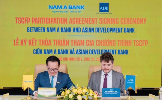 Nam A Bank hợp tác ADB thúc đẩy tài trợ thương mại