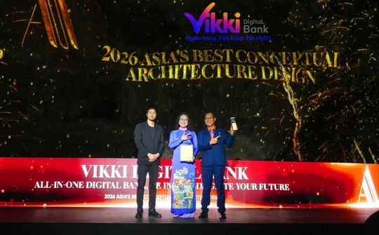 Vikki Digital Bank nhận hai giải thưởng thiết kế tại Asia Architecture Design Awards 2026