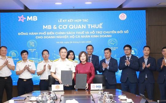 MB kết nối mạng lưới với 33 cơ quan thuế địa phương