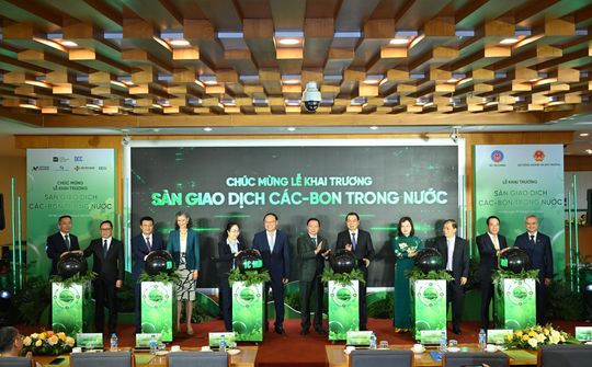 Khai trương Sàn giao dịch carbon trong nước, BIDV vận hành hệ thống thanh toán