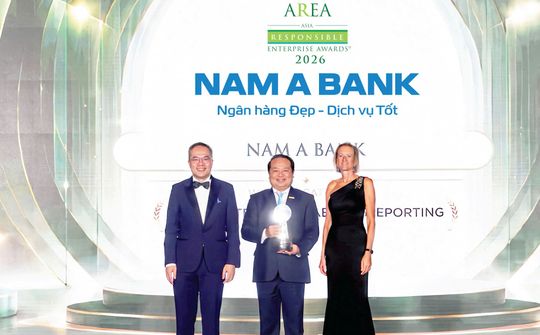 Nam A Bank nhận giải thưởng quốc tế về Báo cáo phát triển bền vững