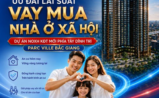 VRB tài trợ vốn mua nhà ở xã hội tại dự án Parc Ville Bắc Giang
