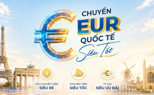 PVcomBank triển khai ưu đãi phí chuyển tiền quốc tế bằng đồng EUR