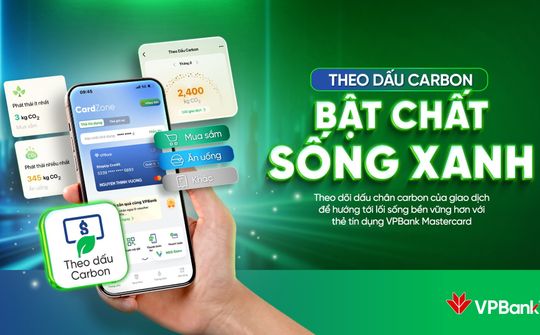 VPBank ra mắt tính năng "Theo dấu Carbon" trên ứng dụng VPBank NEO