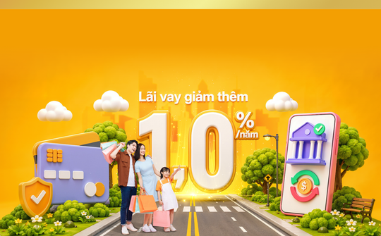 Bac A Bank giảm tới 1%/năm lãi suất vay cho khách hàng sử dụng trọn gói dịch vụ