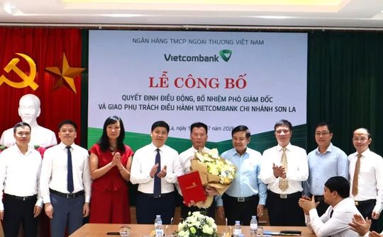 Vietcombank bổ nhiệm Phó Giám đốc phụ trách điều hành Chi nhánh Sơn La