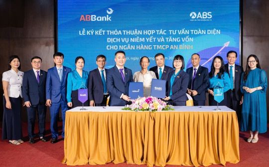 ABBank và ABS ký hợp tác tư vấn dịch vụ niêm yết và tăng vốn điều lệ
