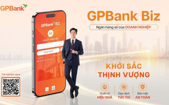 GPBank ra mắt ứng dụng ngân hàng số GPBank Biz cho doanh nghiệp
